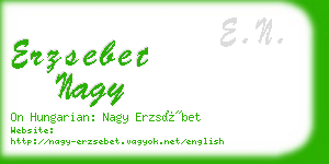 erzsebet nagy business card